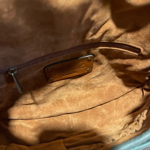 Patricia Nash washed Europa Chios crossbody saddle bag - Picture 5 of 11